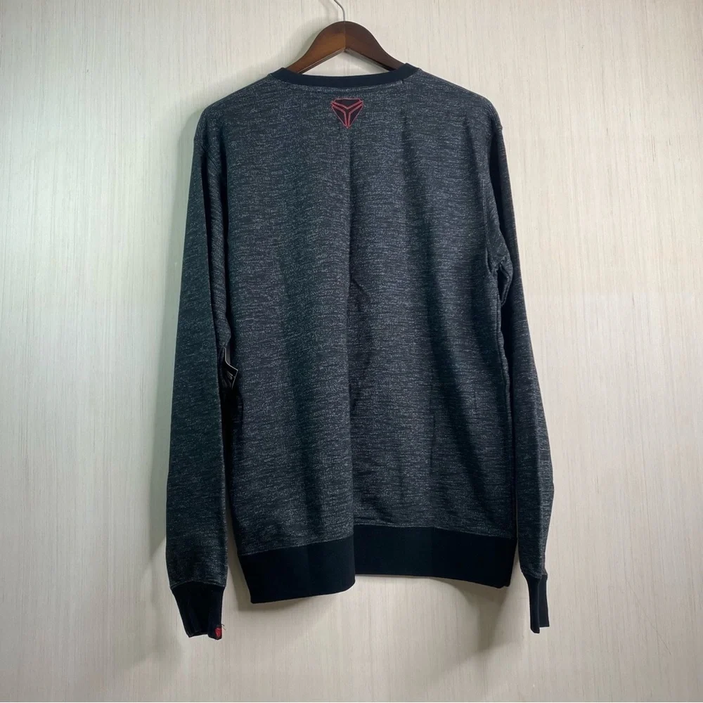 NWT Polaris Slingshot Men's Crewneck Pullover Sweatshirt Grey/Black Large